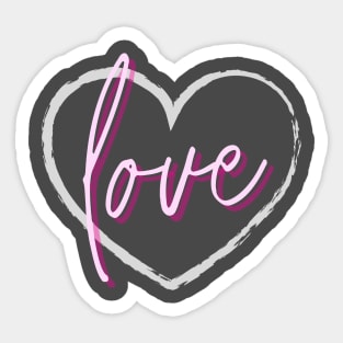 Love t Shirt Sticker